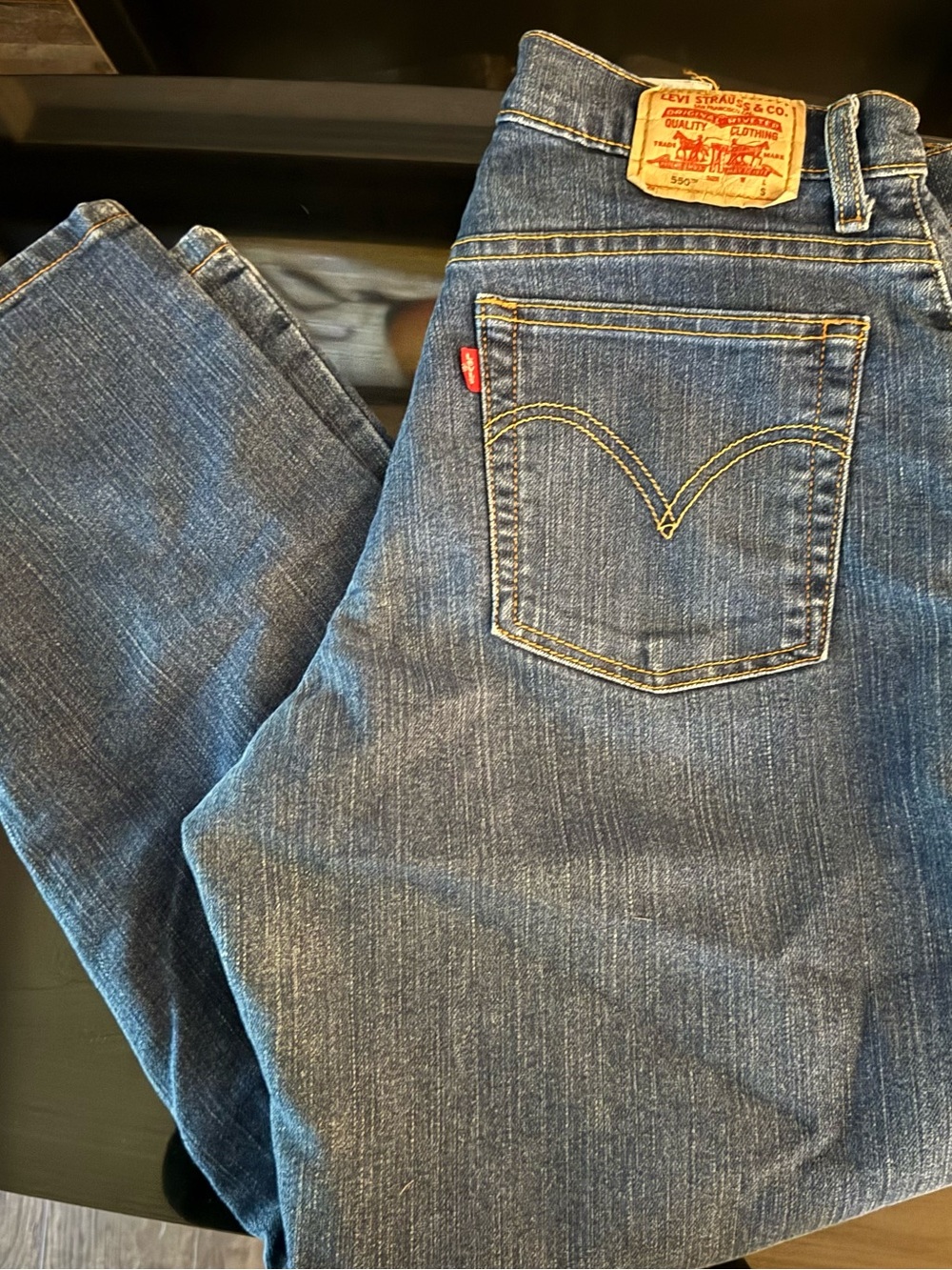 Levi's women’s Blue Denim Jeans - Classic Straight Fit